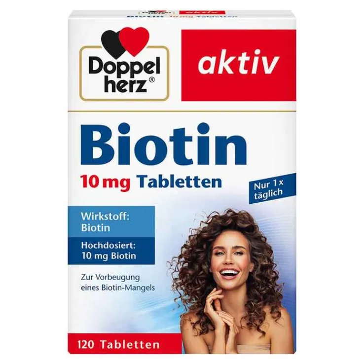 Doppelherz Biotin 10 mg Tabletten, 120 St