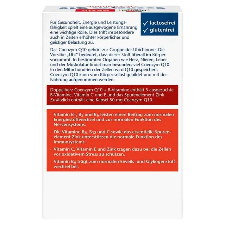 Doppelherz Coenzym Q10+B-Vitamine Kapseln, 60 St