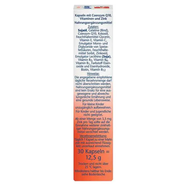 Doppelherz Coenzym Q10+B-Vitamine Kapseln, 30 St