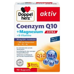 Doppelherz Coenzym Q10 Extra + Magnesium Kapseln, 90 St