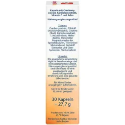 Doppelherz Cranberry+Kürbis Kapseln, 30 St