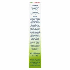 Doppelherz Folsäure 800 Depot Tabletten, 60 St