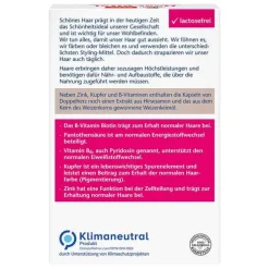 Doppelherz Haar Vital+Zink+Hirseextrakt Kapseln, 60 St