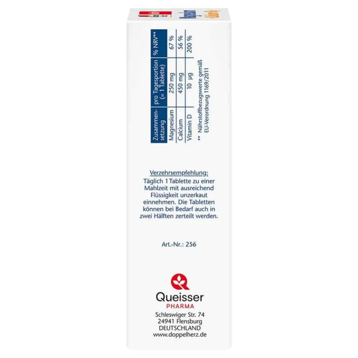 Doppelherz Magnesium+Calcium+D3 Tabletten, 40 St