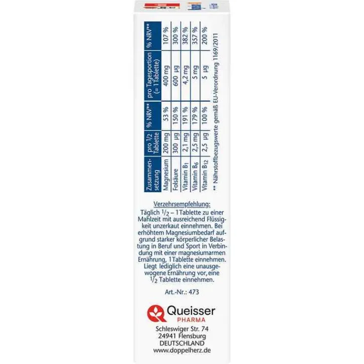 Doppelherz Magnesium 400 mg Tabletten, 30 St