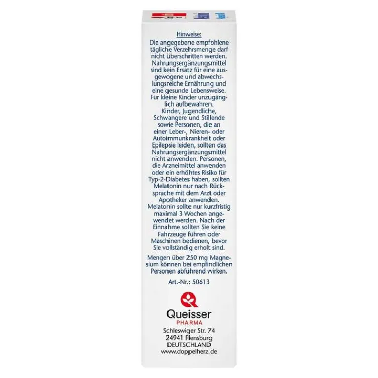 Doppelherz Melatonin + Magnesium 400 Tabletten, 30 St