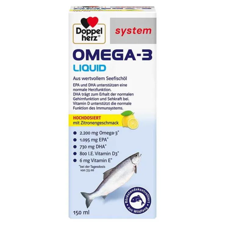 Doppelherz Omega-3 Liquid system, 150 ml