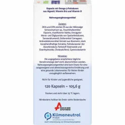 Doppelherz Omega-3 pflanzlich system Kapseln, 120 St