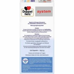 Doppelherz Omega-3 Premium 1500 system Kapseln, 120 St
