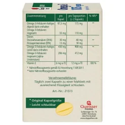Doppelherz Omega-3 1075 vegan pure Kapseln, 80 St