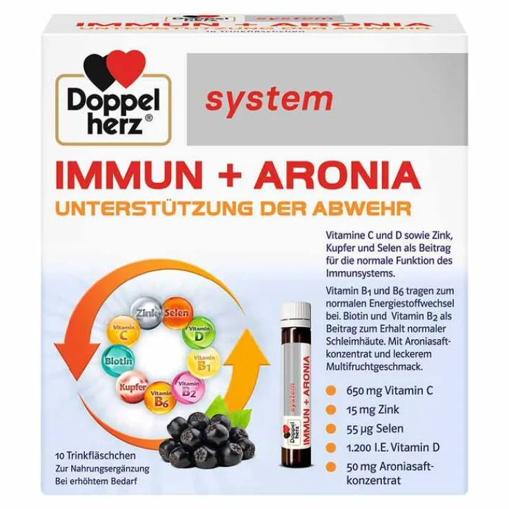 Doppelherz system Immun+Aronia Ampullen, 10 St