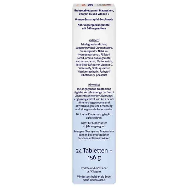 Doppelherz system Magnesium 400 Citrat Brausetabletten, 24 St