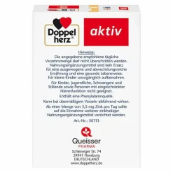 Doppelherz Vitamin C 1000 + D3 + Zink Direct Pellets, 40 St