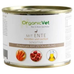 Dosennahrung Katze Sensitive Ente, 200 g