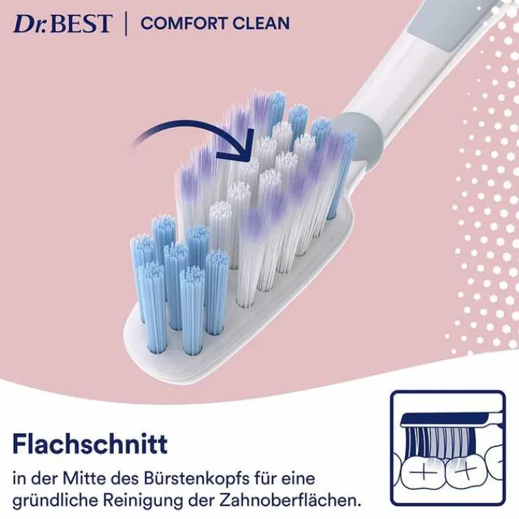 Dr. Best Comfort Clean Soft Zahnbürste, 1 St