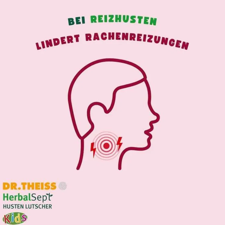Dr. Theiss Herbalsept Husten Lutscher Kids, 6 St