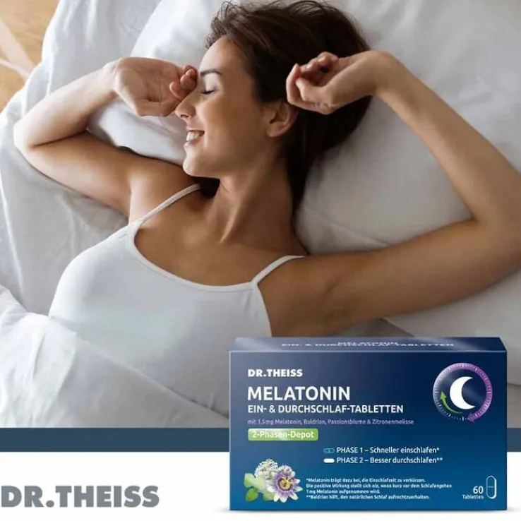 Dr. Theiss Melatonin Ein- & Durchschlaf-Tabletten, 60 St