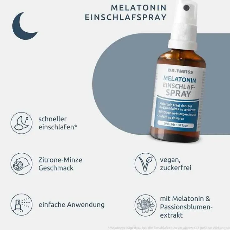 Dr. Theiss Melatonin Einschlaf-Spray NEM, 50 ml