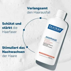 Ducray Anaphase Shampoo bei temporärem Haarausfall, 400 ml