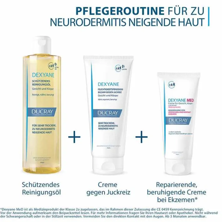 Ducray Dexyane feuchtigkeitsspendende Creme, 200 ml