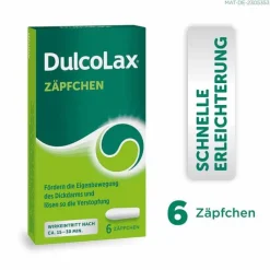 Dulcolax 10 mg Zäpfchen, 6 St