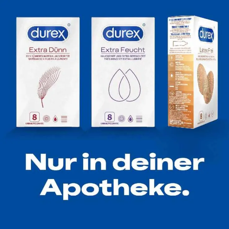 Durex extra dünn Kondome, 8 St