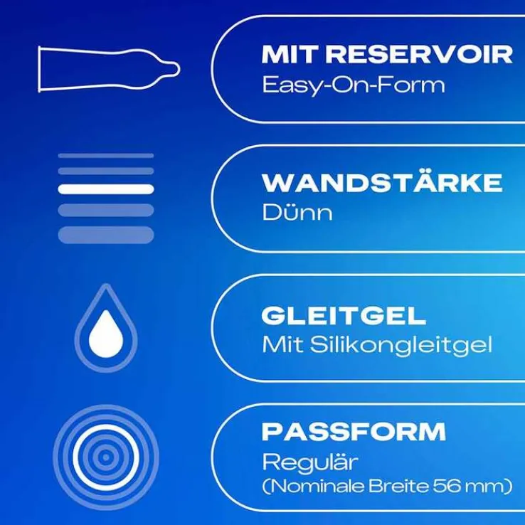 durex® Gefühlsecht Classic Kondome, 8 St