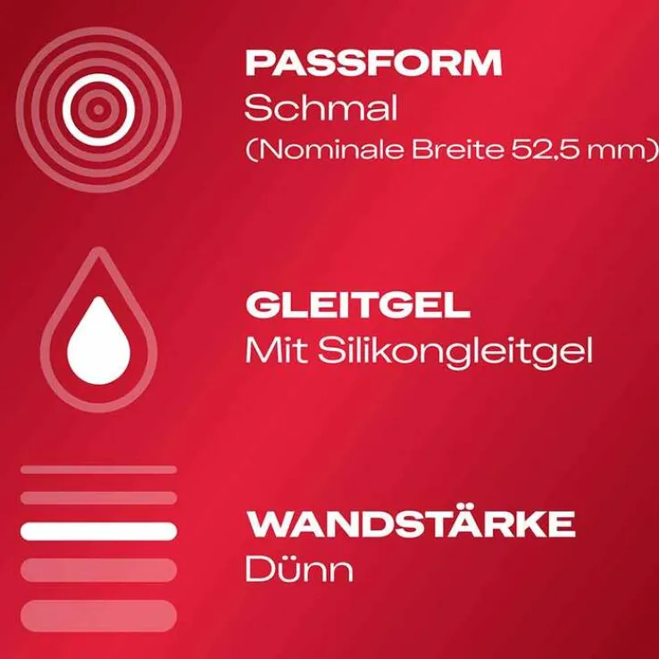durex® Gefühlsecht Slim Kondome, 8 St