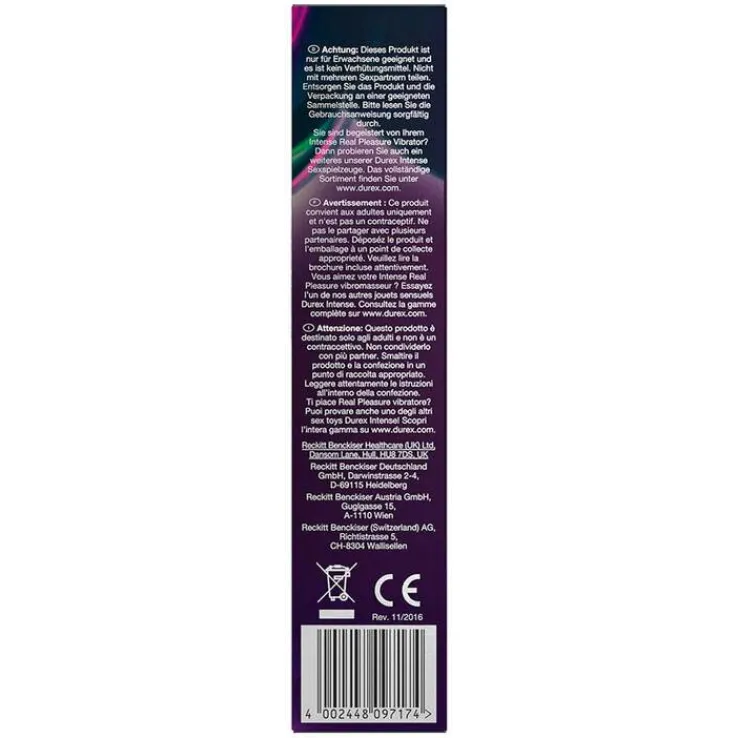 Durex Intense Real Pleasure Vibrator, 1 St