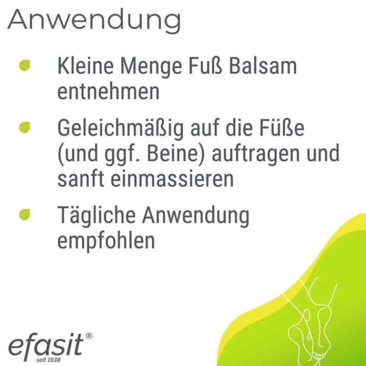 Efasit Fuß Balsam, 75 ml