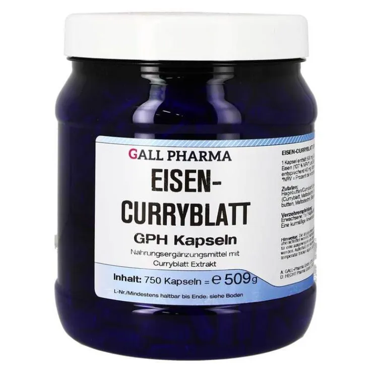 Eisen-Curryblatt GPH Kapseln, 750 St