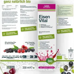 Eisen Vital Complex Bio Flüssigkeit zum Einnehmen, 330 ml