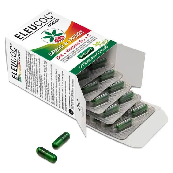 Eleucoc Immun & Energy Kapseln, 2X60 St