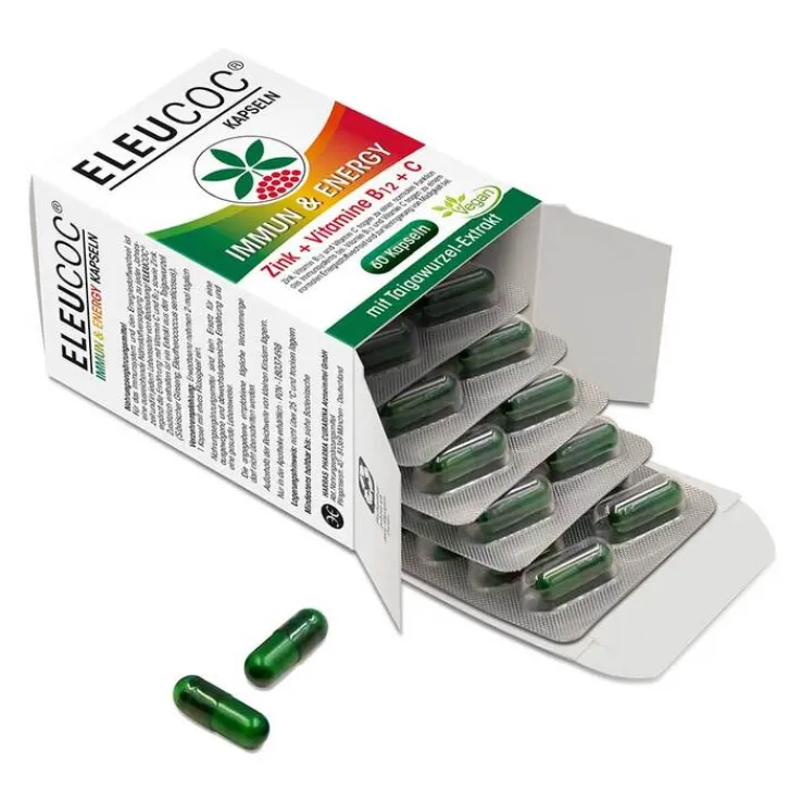 Eleucoc Immun & Energy Kapseln, 60 St
