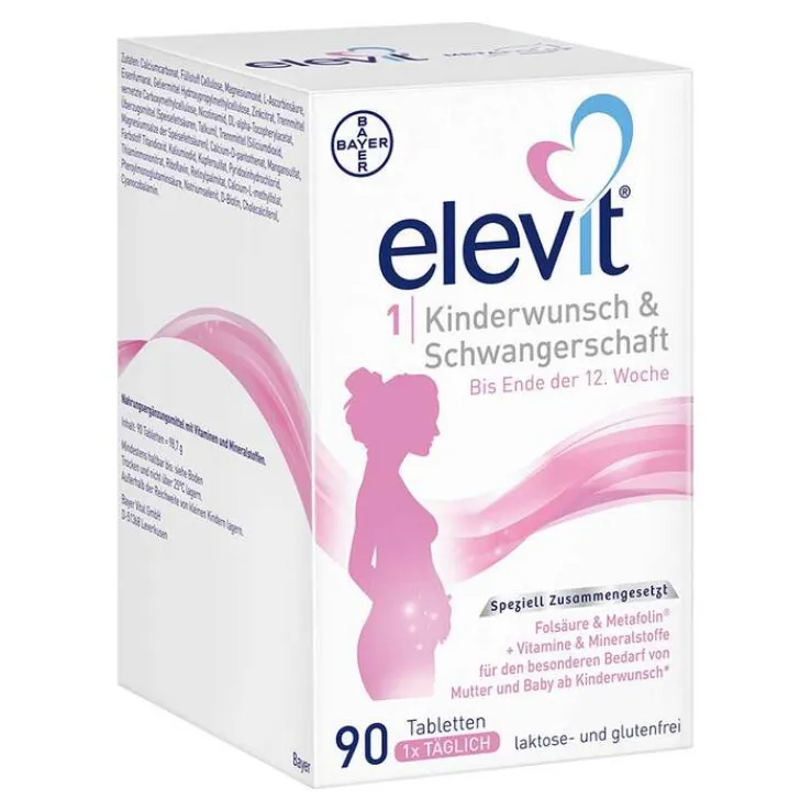 Elevit 1 Kinderwunsch & Schwangerschaft Tabletten, 90 St