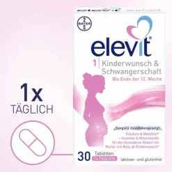 Elevit 1 Kinderwunsch & Schwangerschaft Tabletten, 30 St