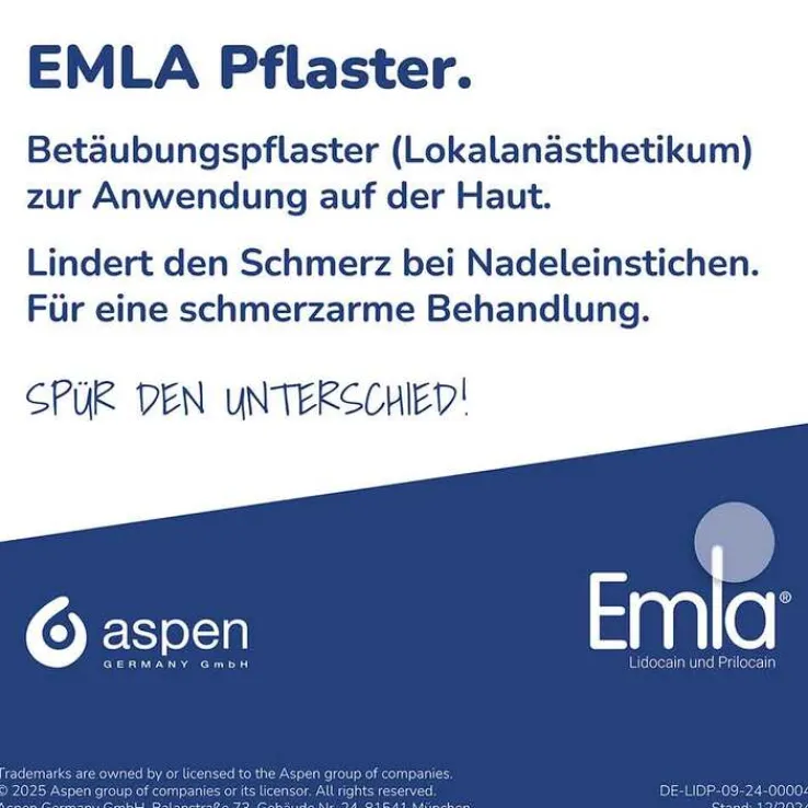 Emla Pflaster, 2X1 St