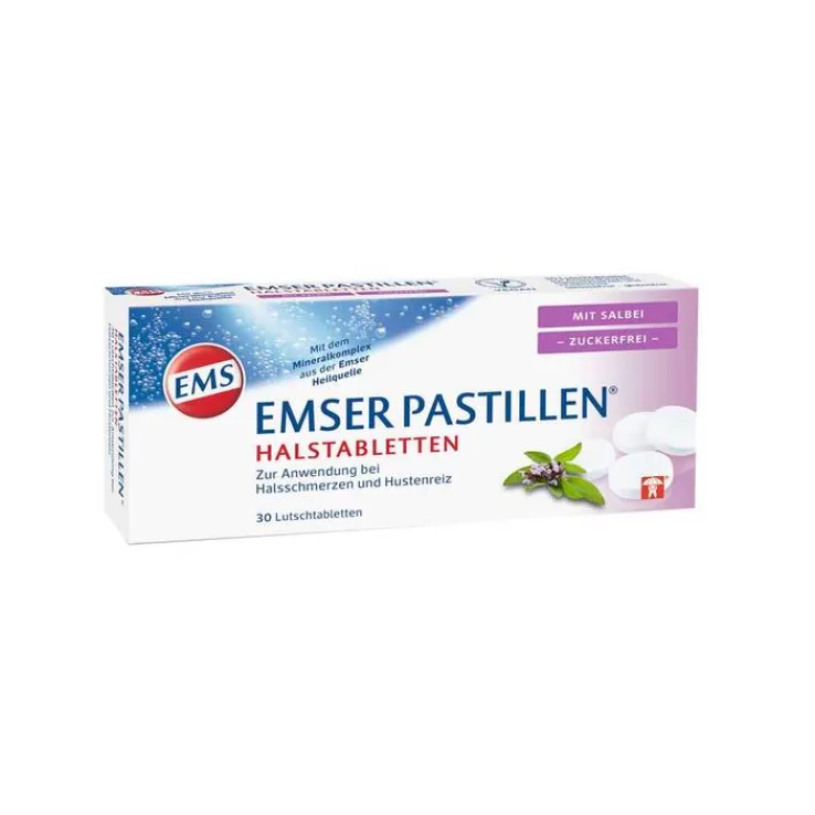 Emser Pastillen mit Salbei zuckerfrei, 30 St