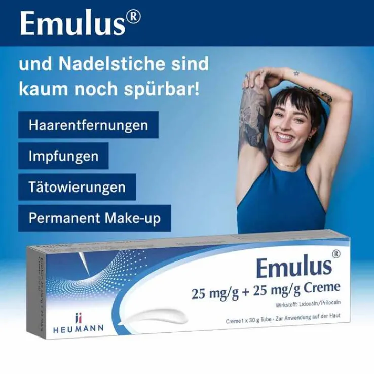 Emulus 25 mg/g + 25 mg/g Creme, 30 g