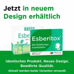 Esberitox® Tabletten bei Erkältungskrankheiten, 60 St