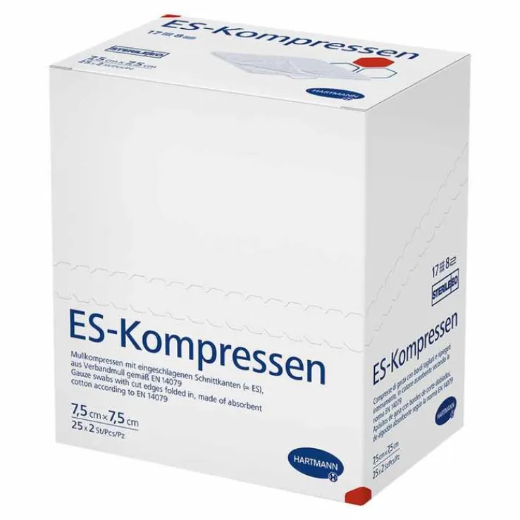 ES-Kompressen steril 7,5x7,5 cm 8fach Cpc, 5X2 St
