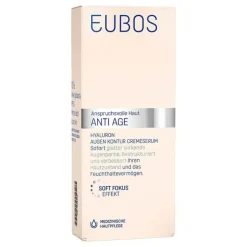 Eubos Anti-Age Hyaluron Augen Kontur Cremeserum, 15 ml