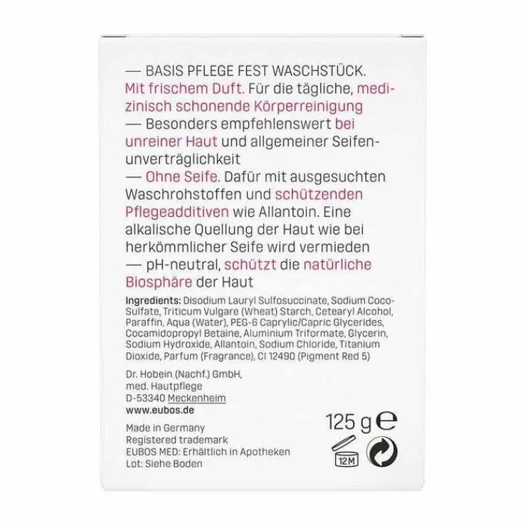 Eubos Fest rot mit frischem Duft, 125 g