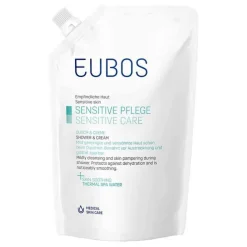 Eubos Sensitive Dusch & Creme Nachfüllbeutel, 400 ml