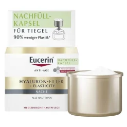 Eucerin Anti-Age Hyaluron-Filler + Elasticity Nachtcreme, 50 ml