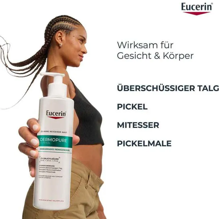 Eucerin Dermopure Clinical Reinigungsgel erneuernd, 400 ml