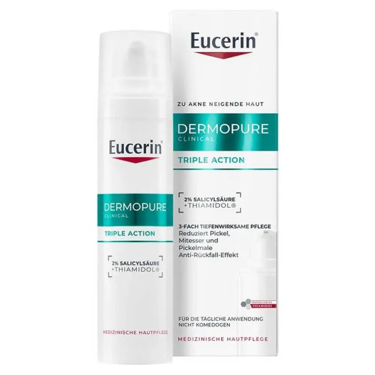 Eucerin Dermopure Clinical Triple Action Creme, 40 ml