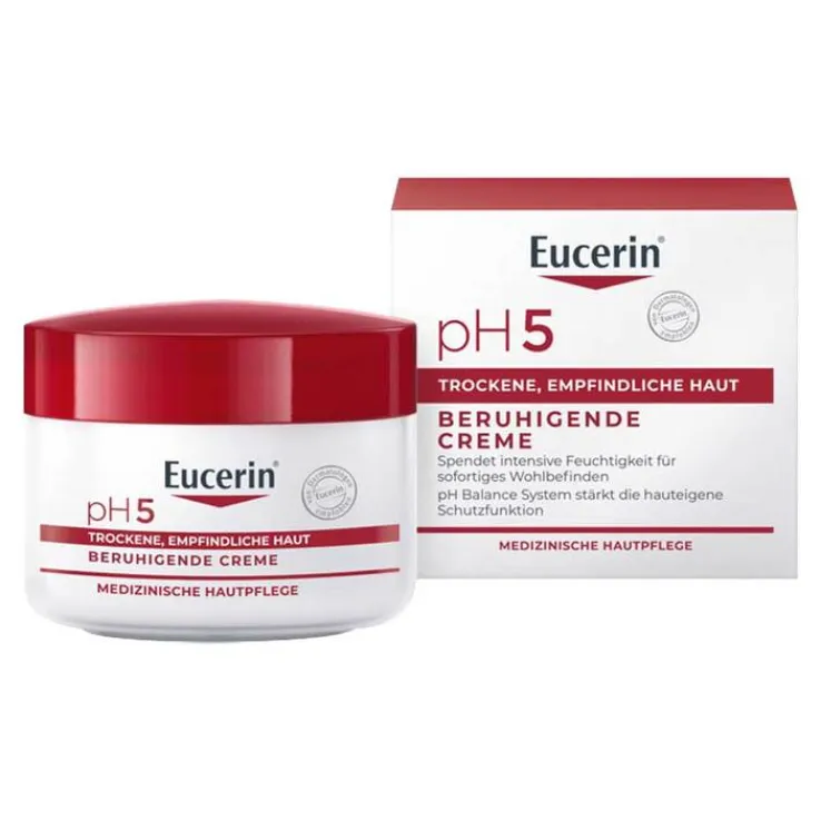 Eucerin pH5 Creme empfindliche Haut, 75 ml