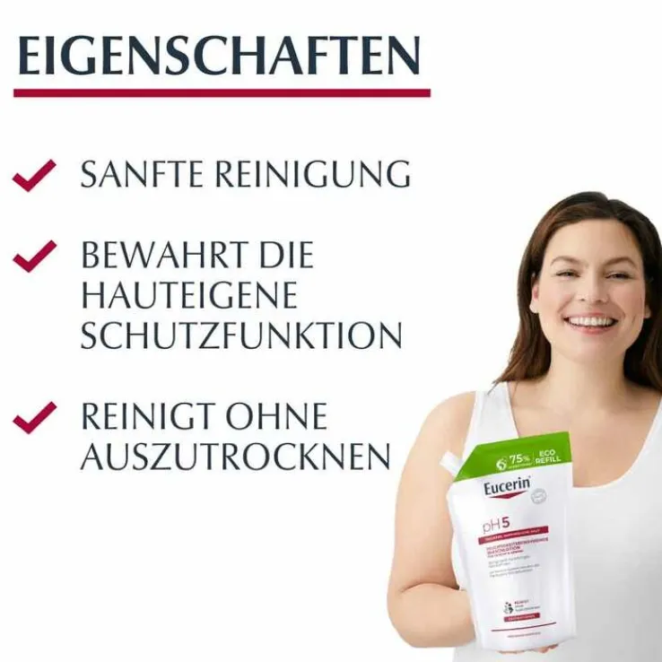 Eucerin pH5 Waschlotion empfindliche Haut, 750 ml