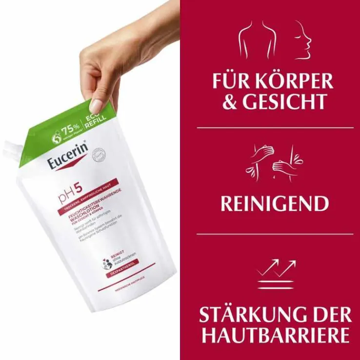 Eucerin pH5 Waschlotion empfindliche Haut, 750 ml